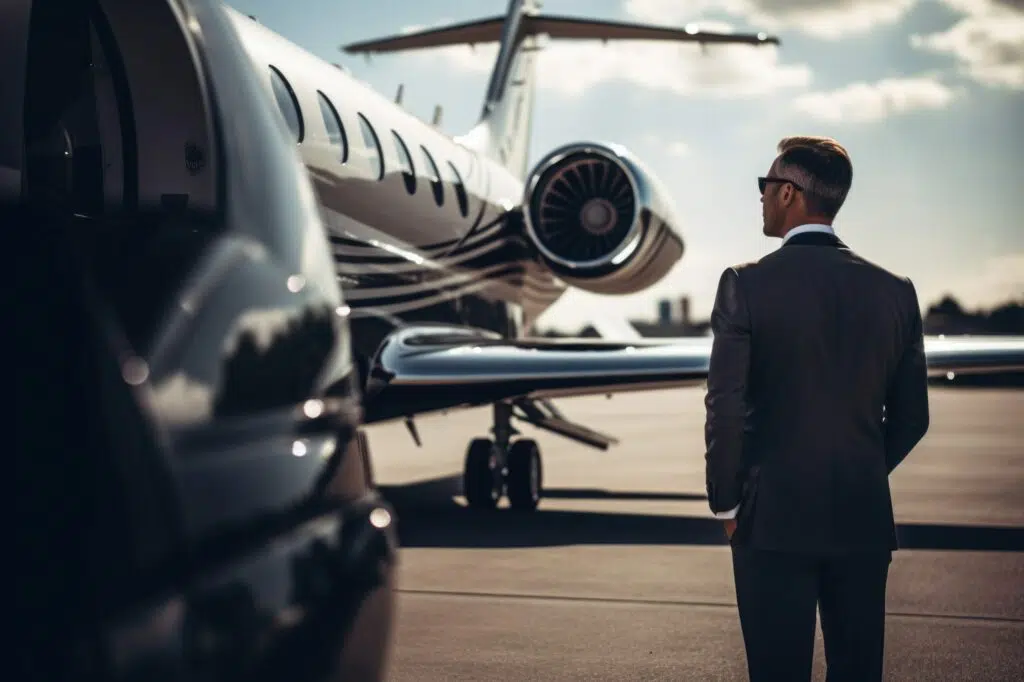 Chauffeur Privé VTC Business Terminal Aviation d'Affaires Toulon Hyères prive jet transport