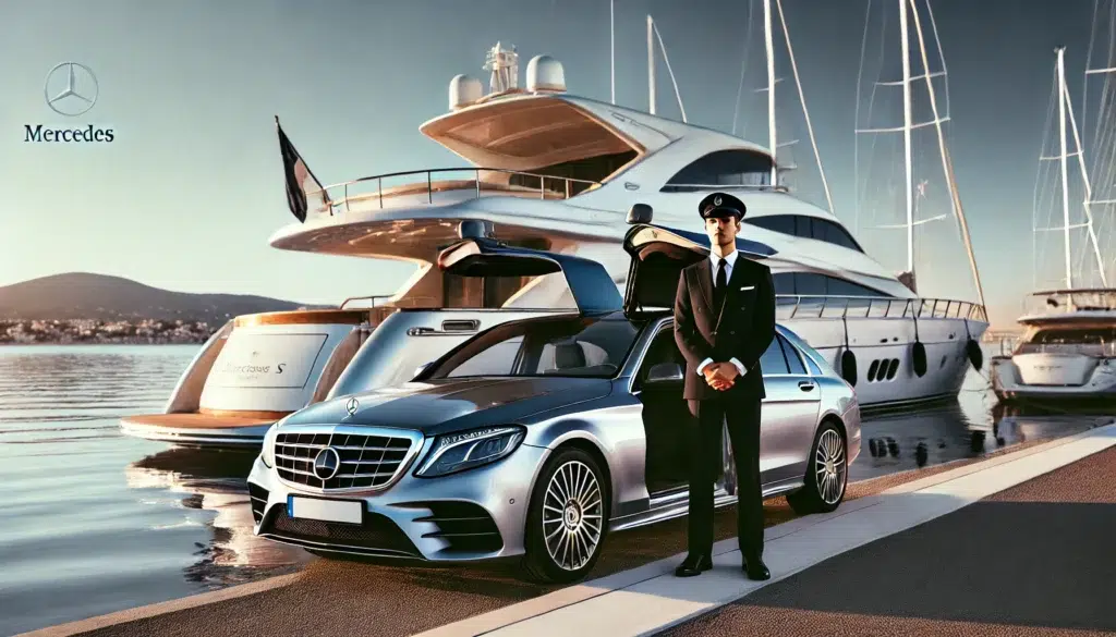 chauffeur privé prive vtc taxi uber transport embarcadère tlv port hyeres porquerolles