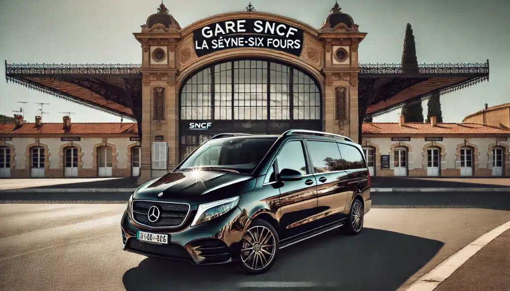 voiture de transport avec chauffeur privé vtc gare sncf la seyne six fours