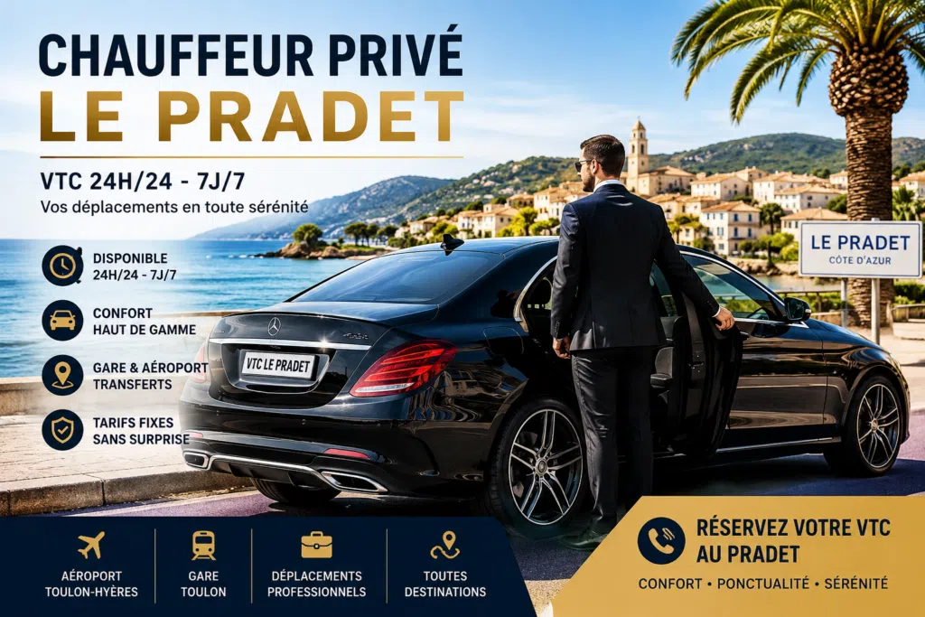 Chauffeur privé le pradet
