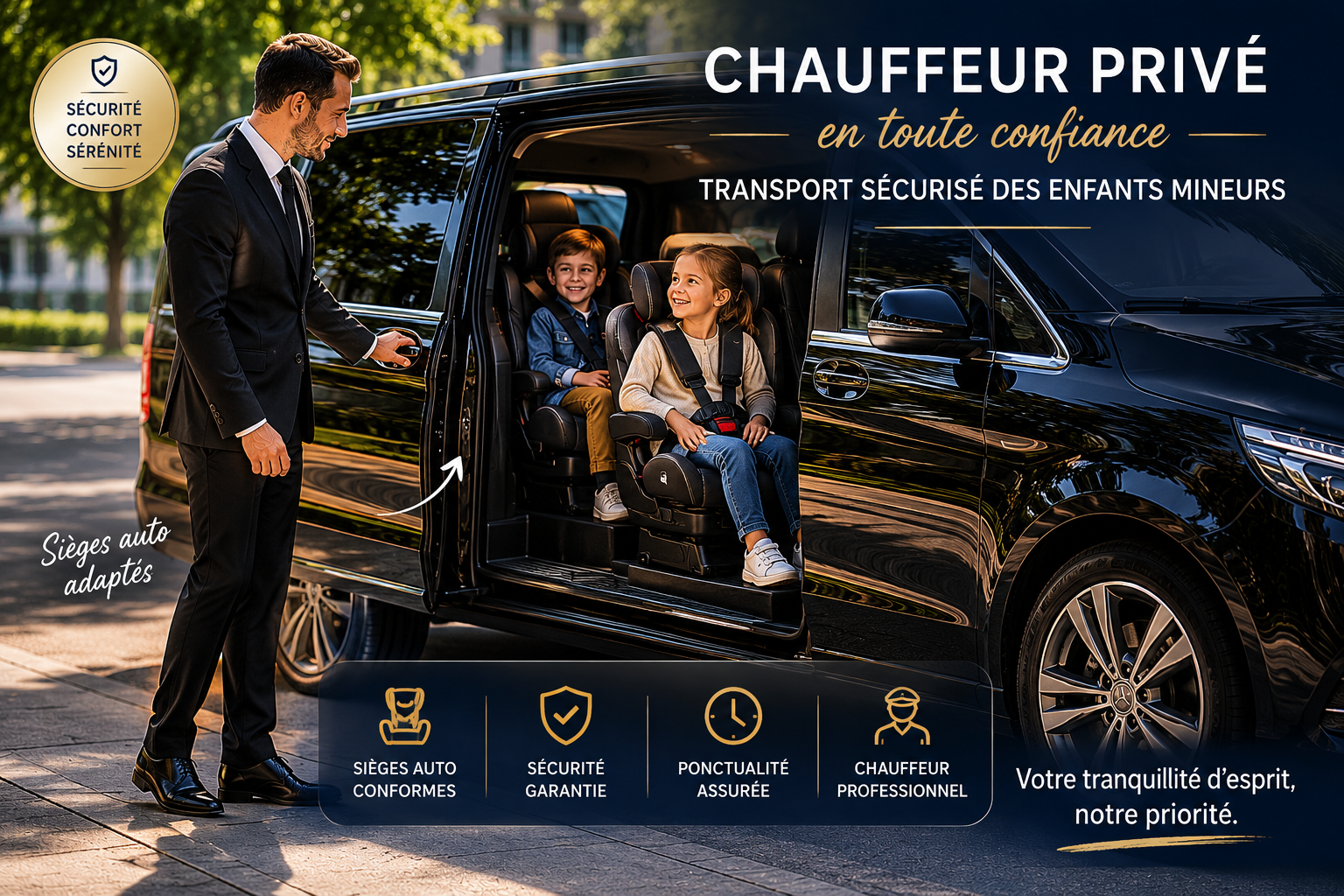 chauffeur privé enfant toulon